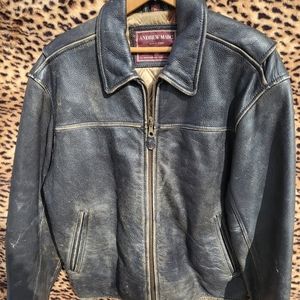 Andrew Marc leather coat